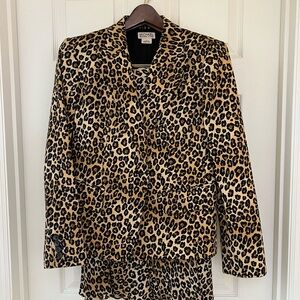 Michael Kors Animal Print Women's Blazer and Skirt